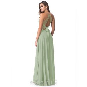 Sage green bridesmaid dress